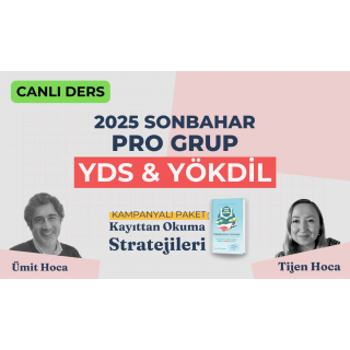 2025 Sonbahar Pro Grup Canlı + Okuma Stratejileri