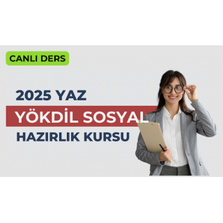 2025 Yaz Canlı Yökdil SOSYAL Dersi
