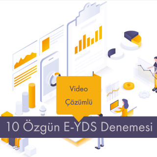 Video Çözümlü 10 Özgün E-YDS Denemesi