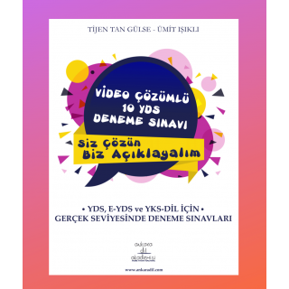VİDEO ÇÖZÜMLÜ 10 YDS DENEME SINAVI