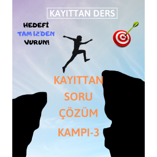 10 GÜNLÜK KAYITTAN SORU ÇÖZÜM KAMPI 2022 İLKBAHAR