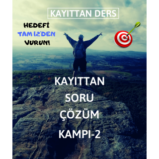 10 GÜNLÜK KAYITTAN SORU ÇÖZÜM KAMPI 2023 İLKBAHAR