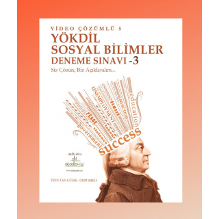 Video Çözümlü Yökdil Sosyal Deneme Sınavları Kitabı 3