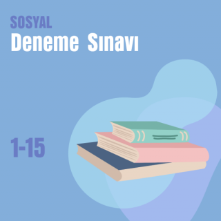 1-15. 15 Adet . e-YÖKDİL Sosyal Denemesi
