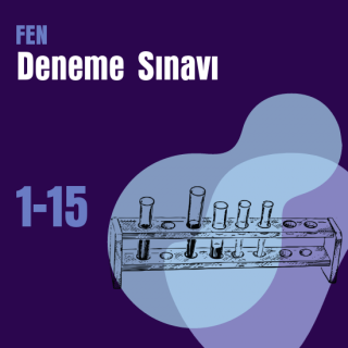 1-15 15 Adet. e-YÖKDİL Fen Denemesi