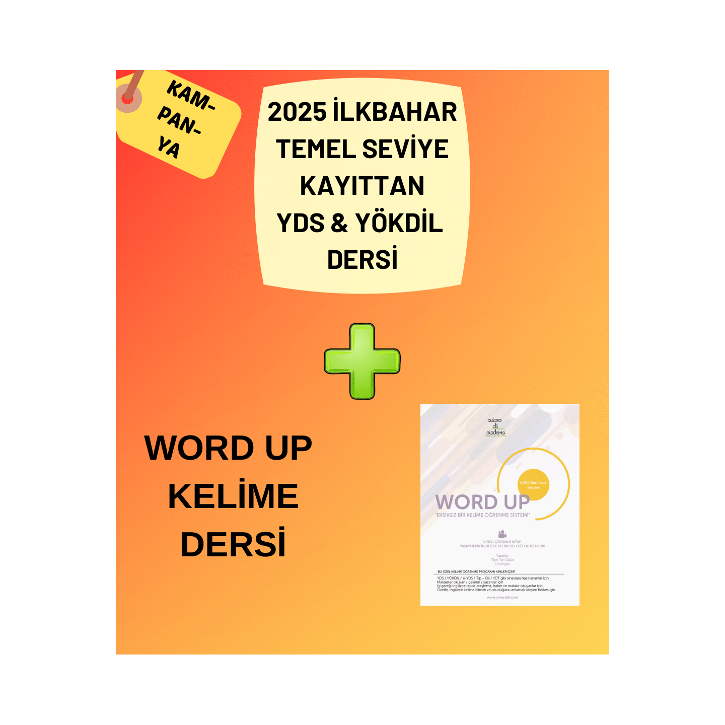 2024 Sonbahar Temel Seviye Kayıttan YDS & YÖKDİL Dersi + WORD UP