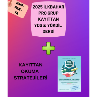 2025 İlkbahar  Pro Grup Kayıttan + Kayıttan Okuma Stratejileri